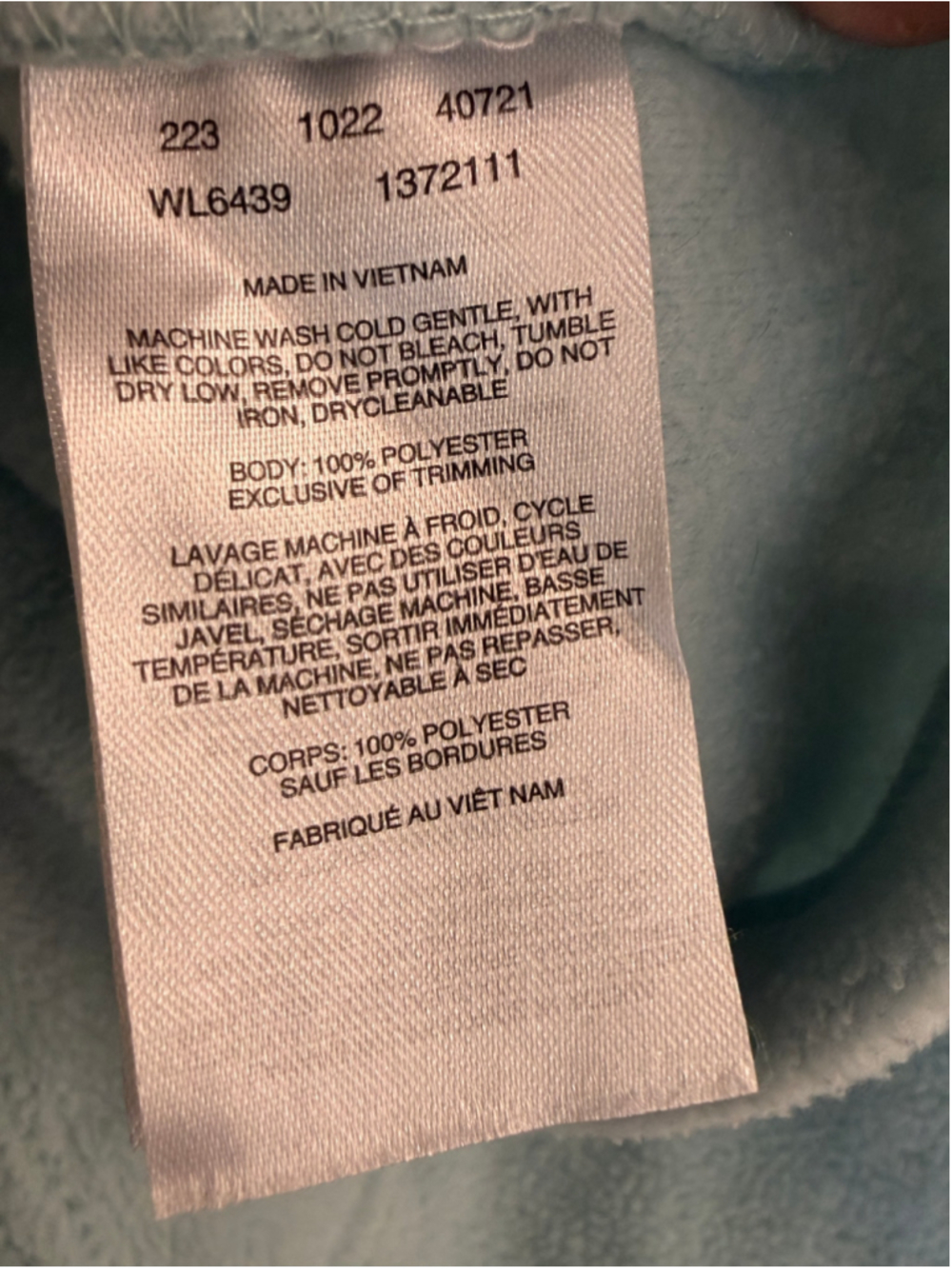 Women's Columbia Fleece Jacket Size M Light Blue Full Zip - Picture 5 of 5
